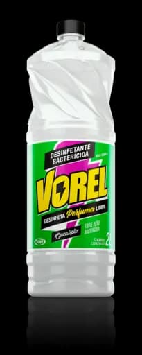 Desinfetante Vorel — desinf vorel 6x2l eucalipto