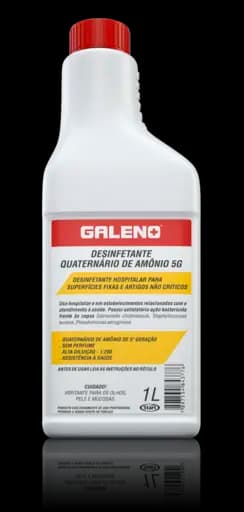 Desinfetante Quaternário De Amônio 5G Galeno — 5l