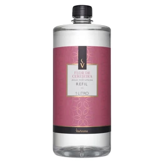 Refil Água Perfumada Flor de Cerejeira Via Aroma - 1l