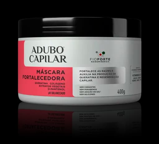 ADUBO CAPILAR FORTALECEDOR BIOHAIR — biohair adubo capilar mascara cond fortalecedora