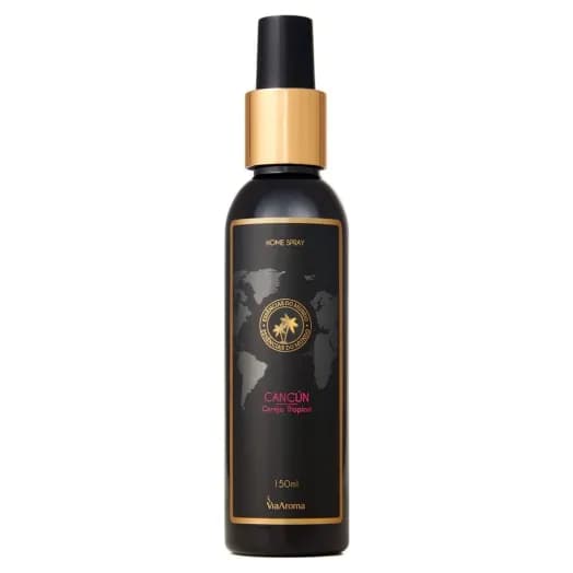 Home Spray Cancún Cereja Tropical Linha Mundo Via Aroma - 150ml