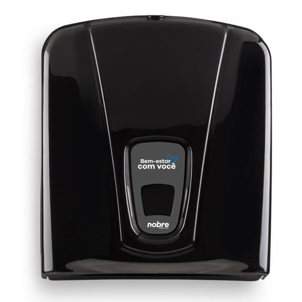 Dispenser p/ Papel Toalha Interfolhas – Preto – Linha City – Nobre