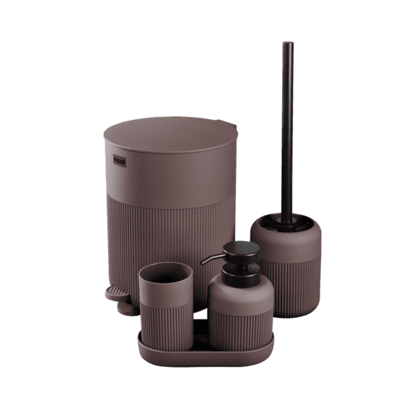 Conjunto p/ banheiro c/5pçs café Concept – Mood