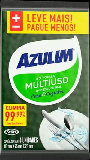 Esponja Multiuso Azulim Casa & Cozinha