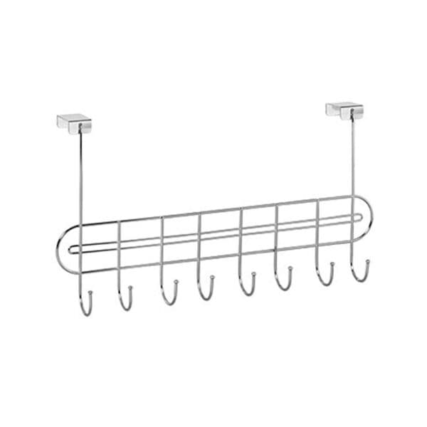 Cabide p/ portas (8 ganchos/aco cromado) – Niquelart