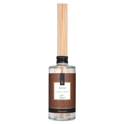 Refil Difusor de Varetas Wood Via Aroma - 250ml