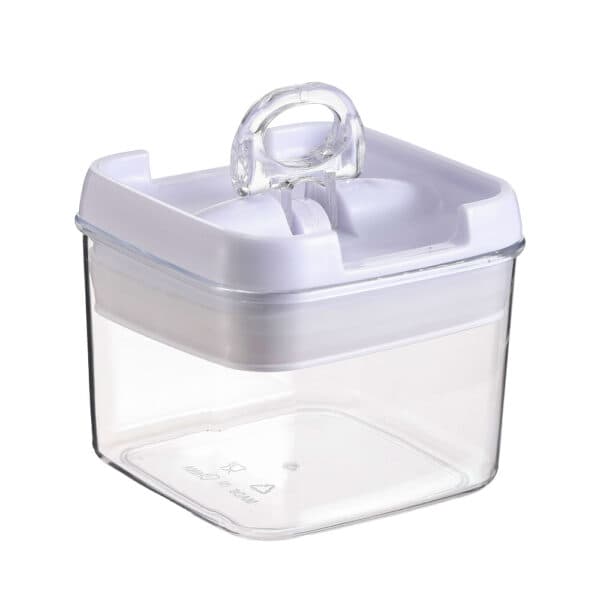 Pote hermetico quadrado 280ml tampa c/ trava/alça – Mood
