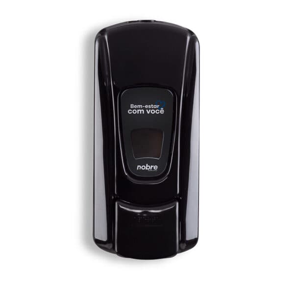 Dispenser p/ Sabonete Líquido/ Álcool Gel – Preto – 800ml – c/ Reservatório – Linha City – Nobre