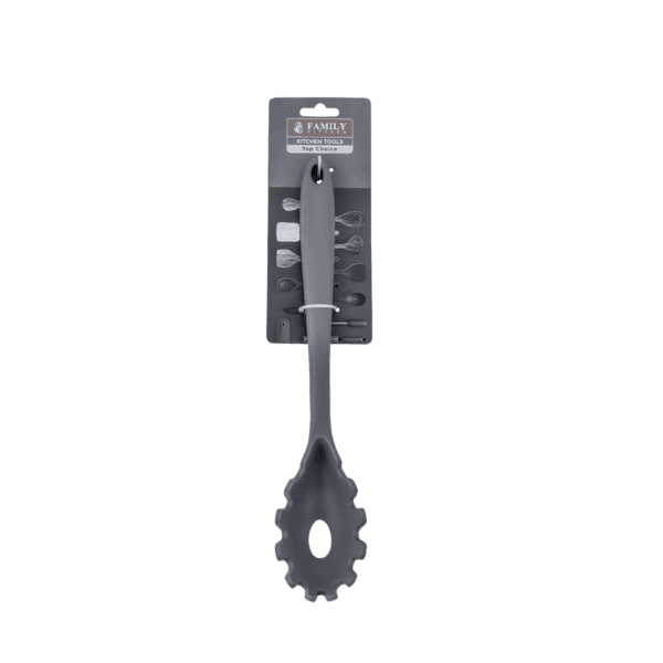 Pegador de macarrão em silicone cinza – Global