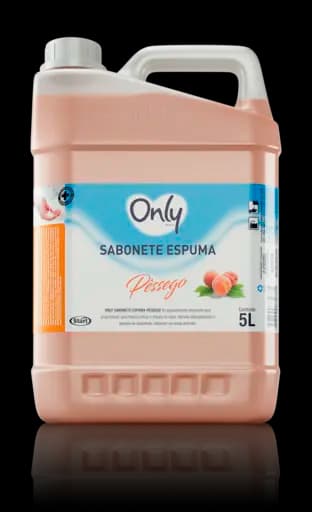 Sabonete Liquido Only — sab liq only espuma pessego