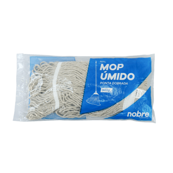 Mop Úmido – Ponta Dobrada c/ Loop – 340gr. – Nobre