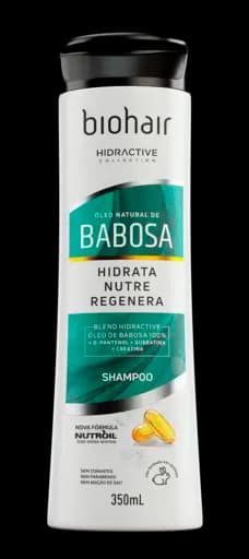 HIDRACTIVE SHAMPOO BIOHAIR — biohair hidractive shampoo oleo de babosa