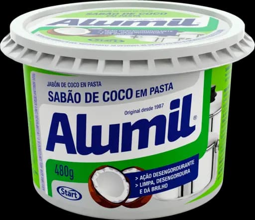Pasta De Brilho Alumil Coco — coco 480g