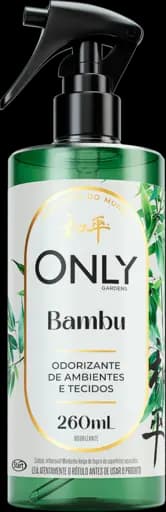 ODORIZANTE DE AMBIENTES E TECIDOS ONLY GARDENS 6X260ML BAMBU