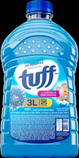 Amaciante De Roupas Tuff Plus Azul — azul 3l