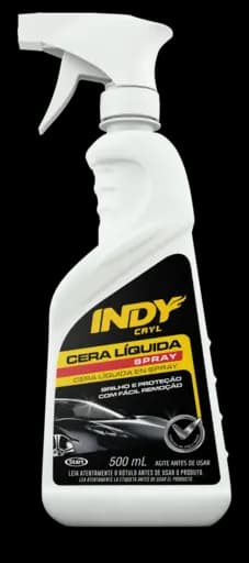 CERA LÍQUIDA SPRAY INDY CRYL — indy cera liquida spray 6x500ml