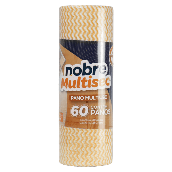 Pano multiuso (rolo c/28cm x 30m picotado aprox 50cm) laranja – Nobre