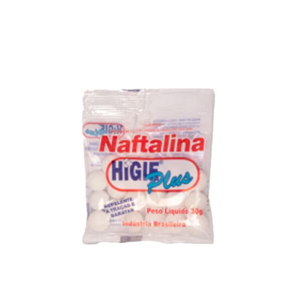 Naftalina bolas 30g – Higie Plus – Outras