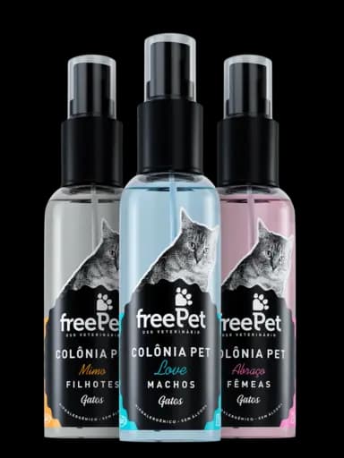 Côlonia Pet Para Gatos Free Pet Mista — mista 120ml