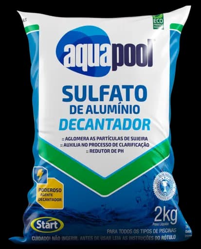 Sulfato De Alumínio Decantador Aquapool — 2kg