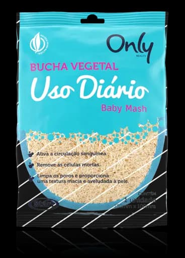 Bucha Vegetal Only — bucha vegetal baby mash azul only