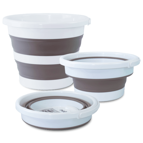 Balde Retrátil – Cinza – 12l. – Nobre