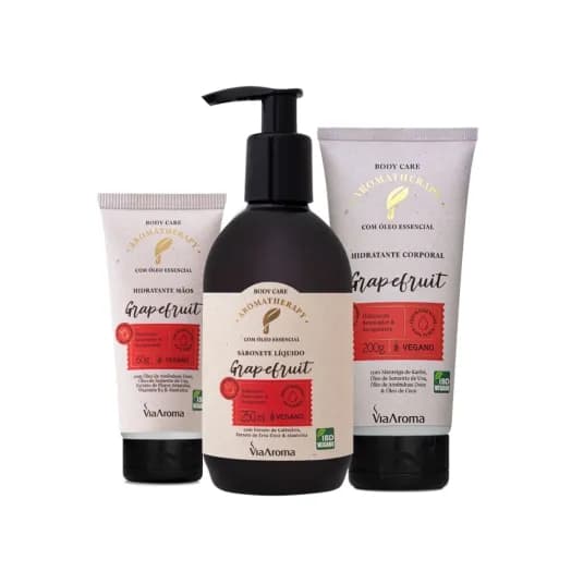 Kit Revitalizante Grapefruit Aromatherapy - Via Aroma