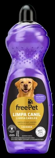 Limpa Canil Free Pet Lavanda — lavanda 5l