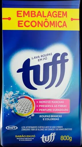 Lava Roupas Em Pó Tuff — 800g sachet