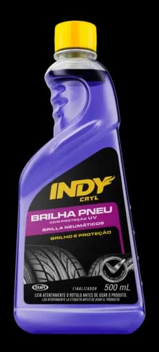 BRILHA PNEU INDY CRYL — indy brilha pneu 12x500ml