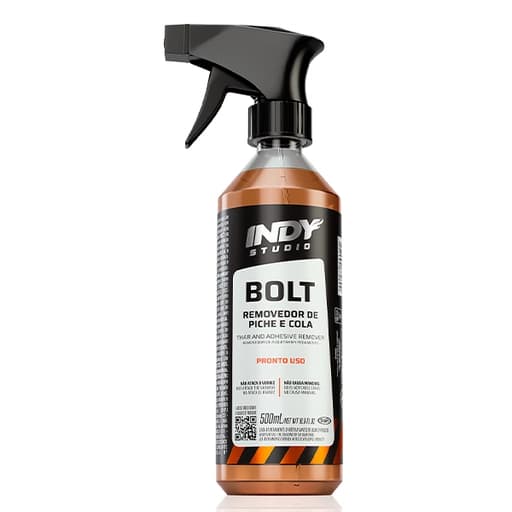 REMOVEDOR DE PICHE E COLA BOLT INDY STUDIO — indy studio removedor de piche e cola bolt 6x500ml p
