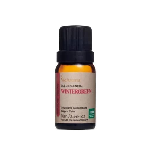 Óleo Essencial Wintergreen Via Aroma - 10ml