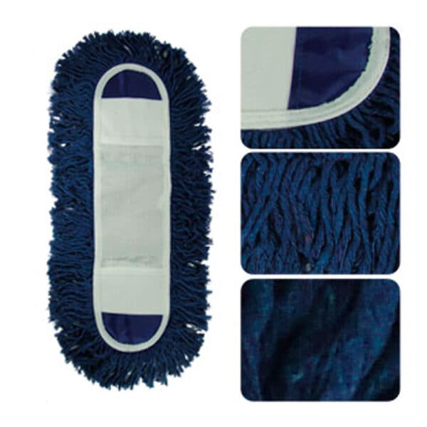Mop po algodao 40cm. (refil p/somente conjunto mop po – Nobre, KD-8040CR) azul – Nobre