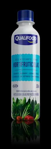 Desinfetante Hortifruticola Qualifood — desinf hortifruticola qualifood 12x350ml