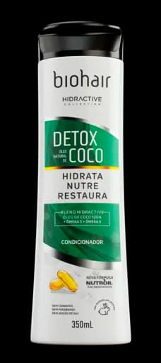 HIDRACTIVE CONDICIONADOR BIOHAIR — biohair hidractive cond detox oleo de coco