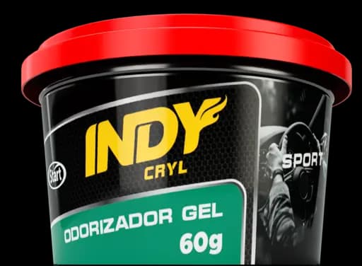 ODORIZADOR GEL INDY SPORT CRYL — indy odorizador gel sport 12x60g
