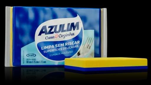 Esponja Duplaface Antirrisco Azulim Casa & Cozinha — 60x1