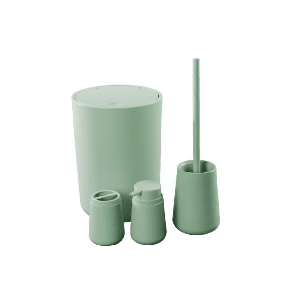 Conjunto p/ banheiro c/4pçs mint Acqua – Mood