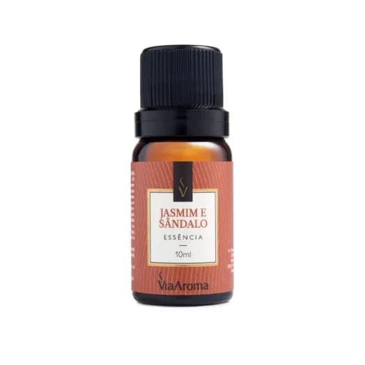 Essência Jasmim e Sândalo Via Aroma - 10ml