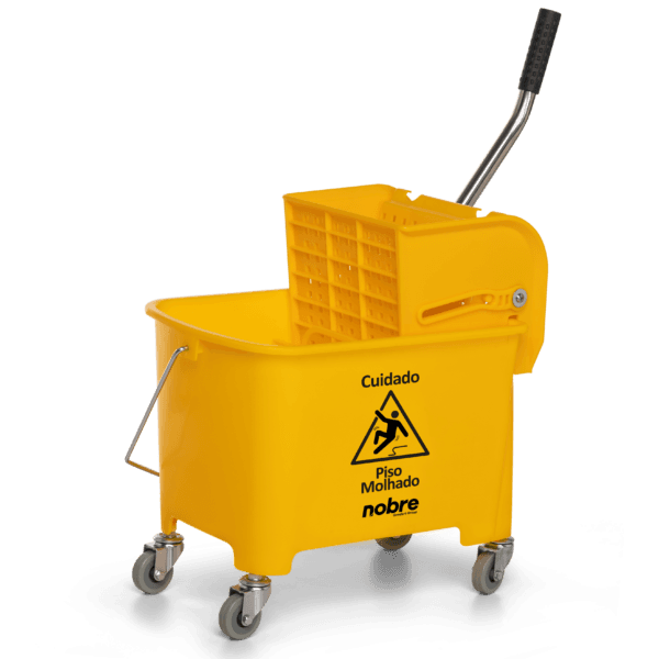 Carro Balde – c/divisor de agua – Amarelo – 20 litros – Nobre
