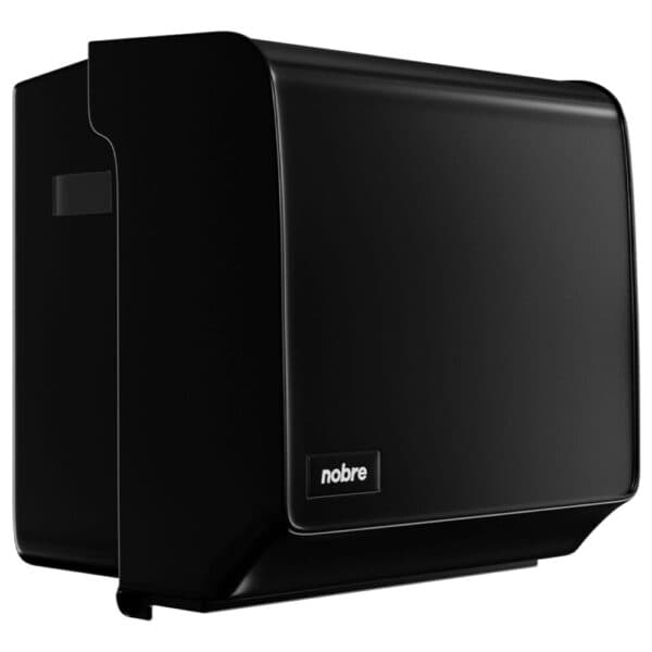Dispenser c/ alavanca p/ toalha bobina preto – Brave – Nobre