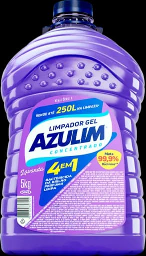 Limpador Gel Azulim Concentrado Lavanda — lavanda 5kg
