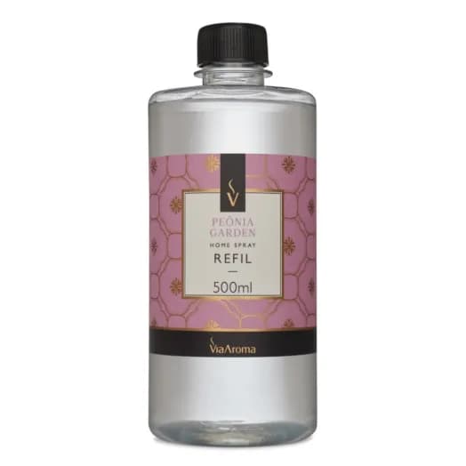 Refil Home Spray Peônia Garden Via Aroma - 500ml