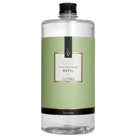 Refil Água Perfumada Capim Limão Via Aroma - 1l