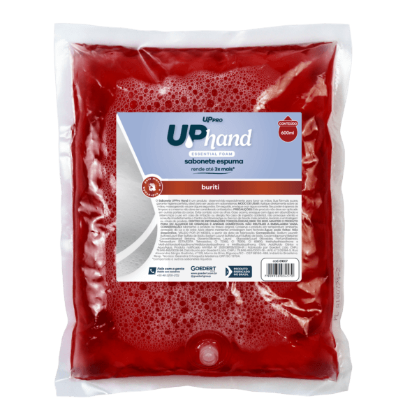 Sabonete espuma refil bag 600ml buriti Up Hand essential – UPPRO
