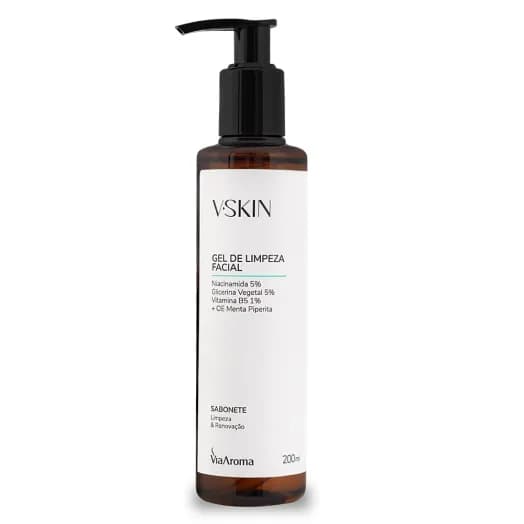 Gel De Limpeza Facial V.Skin Via Aroma - 200 ml