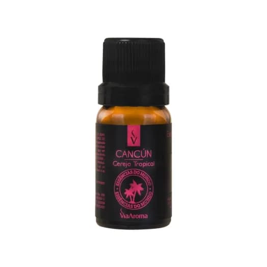 Essência Cancún Cereja Tropical Linha Mundo Via Aroma - 10ml