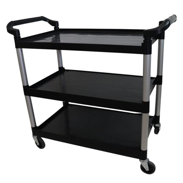 Carro bandeja triplex preto – Nobre