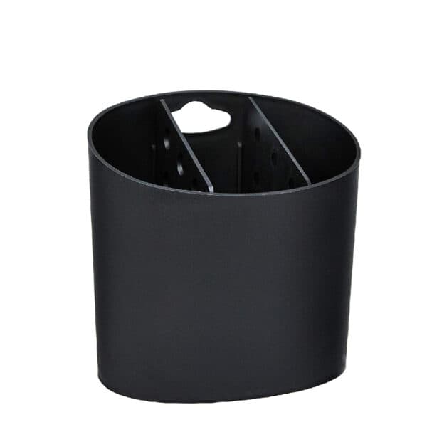 Escorredor de talheres oval basic preto COZA