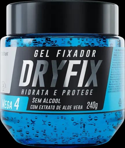 Gel Fixador Fixação Mega 4 Dryfix — gel fixador fixacao mega 4 dryfix 240g